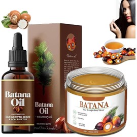 2 Piezas Aceite De Batana, Batana Hair Oil, Batana Oil, Aceite de Batana Orgánico para el Crecimiento del Cabello, Mejora El Brillo Del Cabello Y La Piel