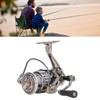 5.2:1 Fishing Reel Long Casting Metal Spinning Reels Chamfer Outlet