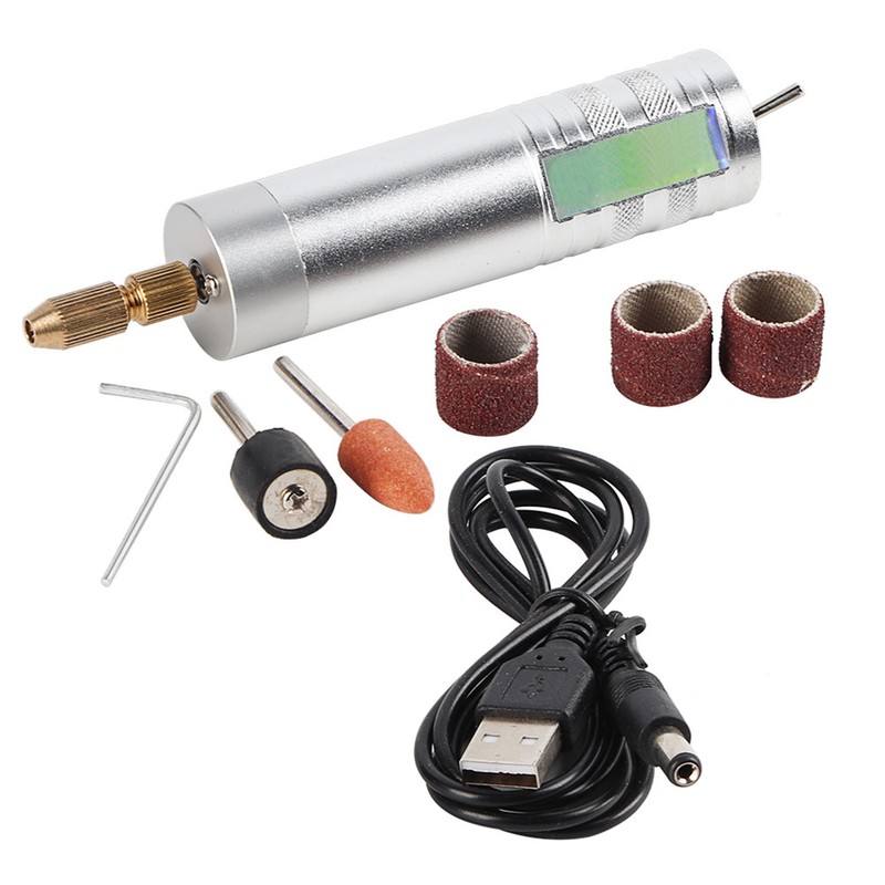 USB Mini Electric Drill DIY Grinding Polishing Engraving Machine Tools