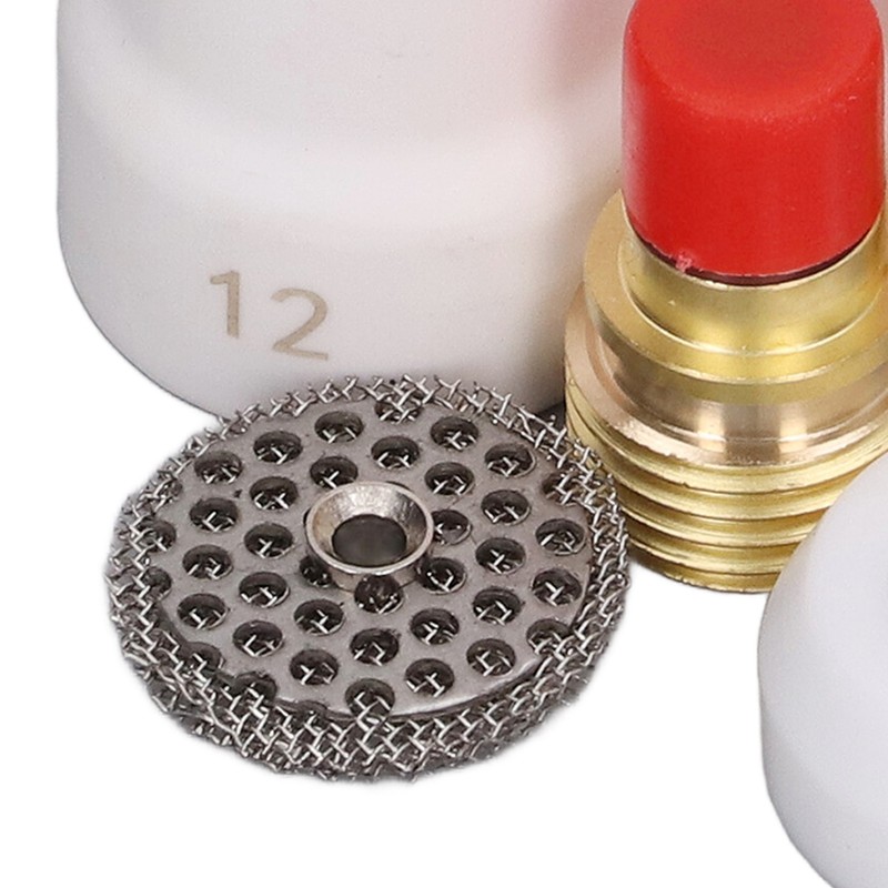 6PCS Welding Torch Adapter Kit Copper PTFE Standard Size TIG