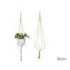 WeedGuard Outdoor Plant Hanger Macrame – Handcrafted Knotted Lifting Rope