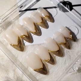 [Handmade nail tips] Mine - Oval / [수제네일팁] 마인 - 오발