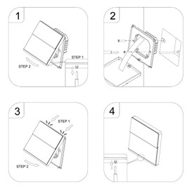 Floor Heating Temperature Manual Controller, Home Programmable Radiant Heated Floors Thermostat Controller Electronics Floor, Programmable