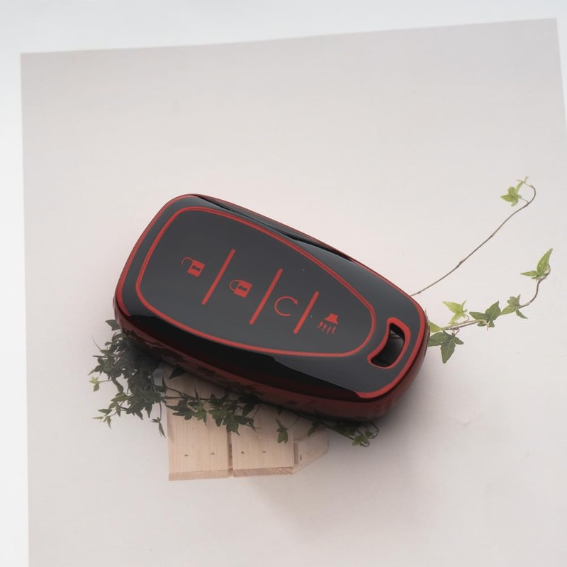 Tautrophen Key Fob Cover Compatible with Chevy Bolt EV EUV