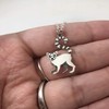 Lemur Charm Necklace - Sterling Silver Jewelry