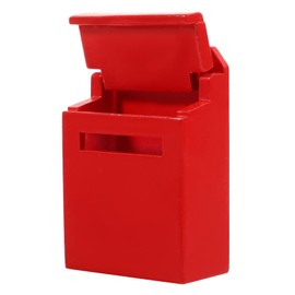 Zerodeko Dollhouse Wooden Mailbox Postbox, 1:12 Scale Mini Mailbox Toy, Miniature Dollhouse Mailbox, Letterbox Ornaments Model for Dollhouse Decor Accessories