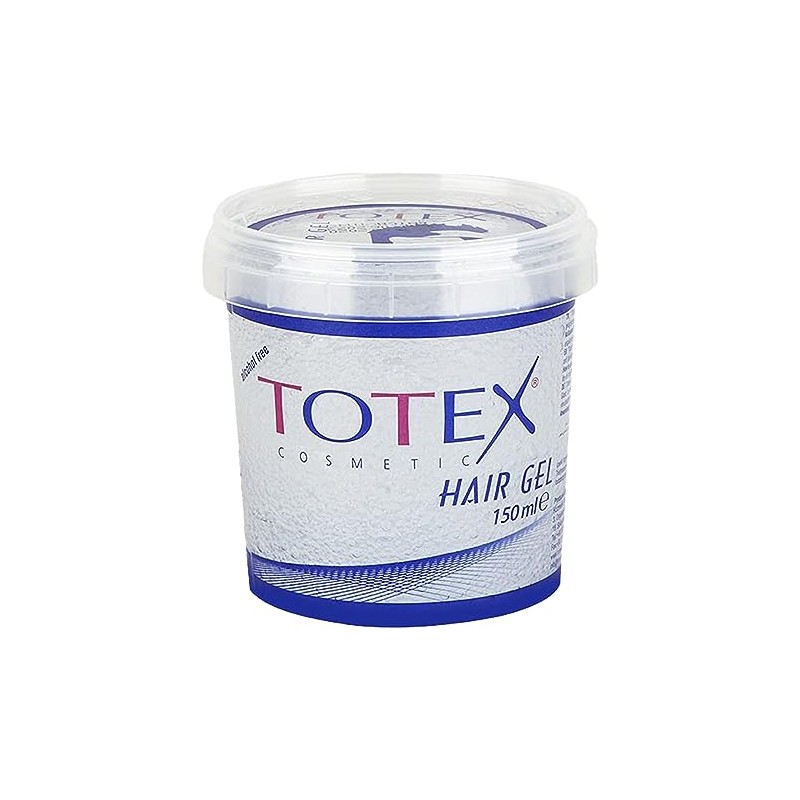 Totex Extra Strong Hair Styling Gel, Transparent, Alcohol-Free, 150 ml