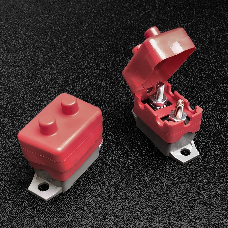 MGI SpeedWare Reset Circuit Breaker with Cover, 12-24vDC Automotive Surface