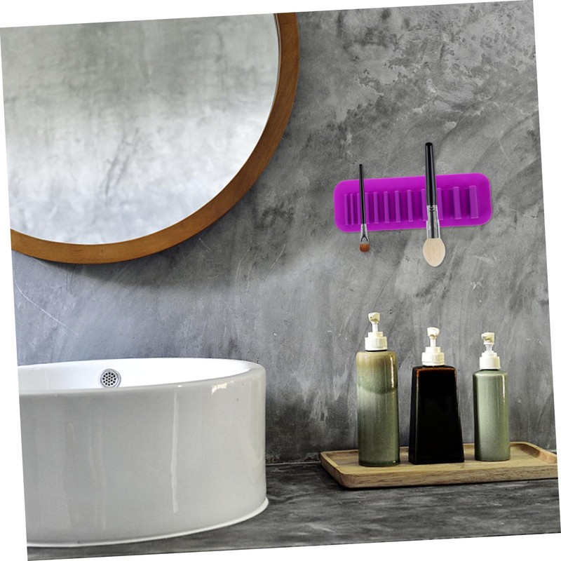 OHPHCALL Makeup Brush Rack Wall Mount Travel Makeup Brush Dryer