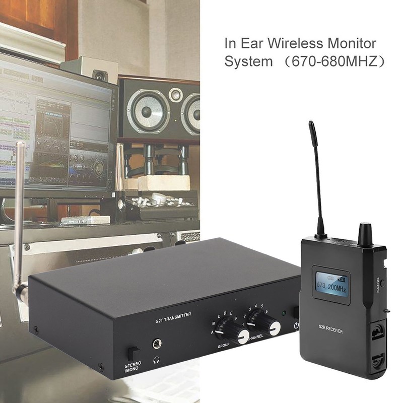 For ANLEON S2 UHF Stereo Wireless Monitor System in Ear
