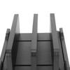 Vertical Laptop Stand Holder Adjustable Width Dual Slots Laptop Holder