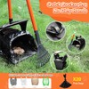 SlowTon Dog Pooper Scooper - 37.4" Long Handle Adjustable Metal