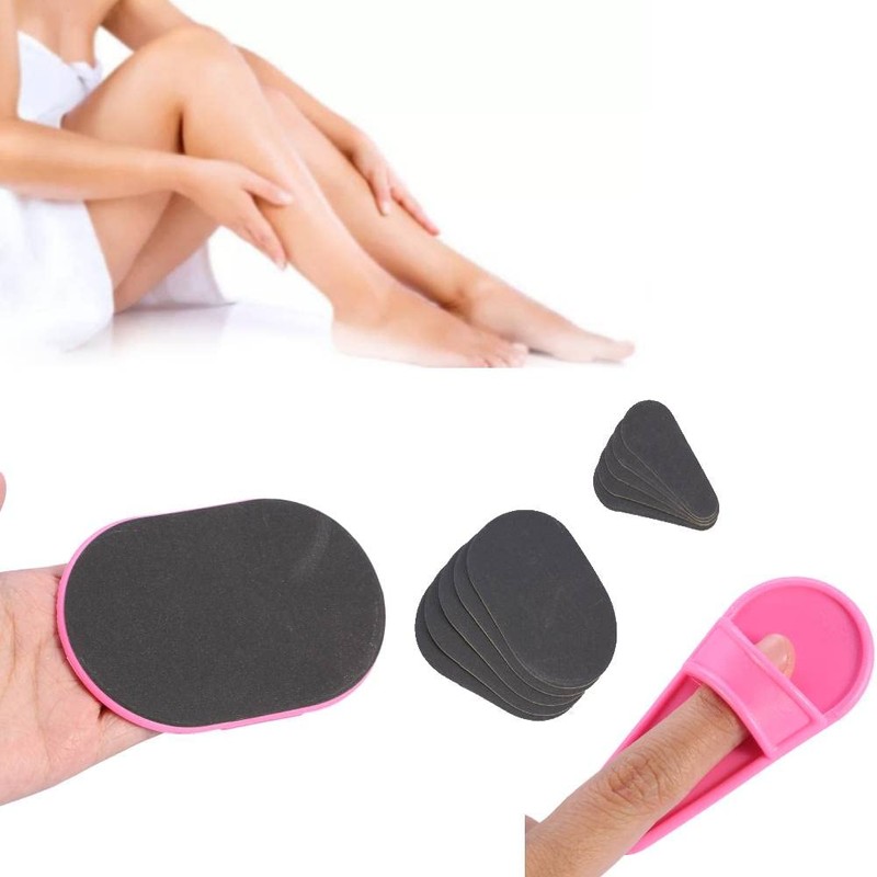 Manually Body Depilation Pad, Portable Smooth Legs Skin Sanding Device