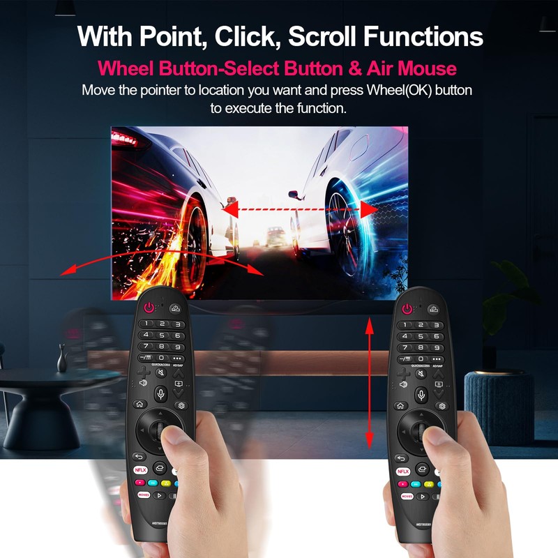 AKB75855501 Replacement Magic Remote for LG Smart TV with Voice