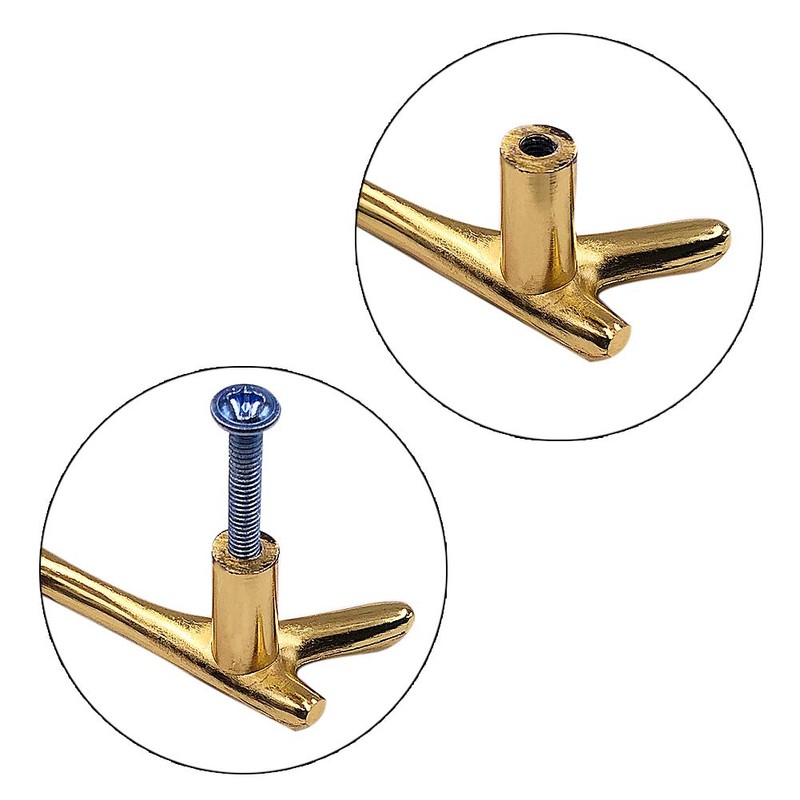 Liujiami Cabinet Cupboard Pulls Handle - 4/5pcs Branch Decorative Cabinet