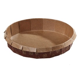 Gardenia Disposable Baking Moulds Paper Baking Moulds Round Diameter 170 mm 35 mm High Includes Packaging Licence in D Pack of 180