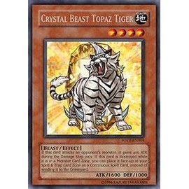Yu-Gi-Oh! - Crystal Beast Topaz Tiger (FOTB-EN004) - Force of The Breaker - 1st Edition - Rare