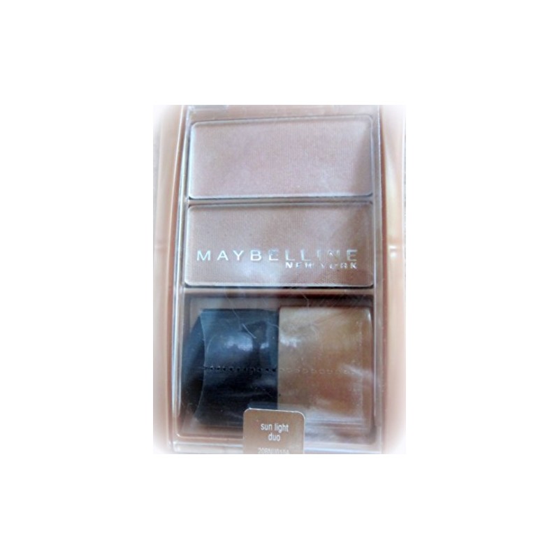 Maybelline ExpertWear Blush Bronzer, Sun Light Duo, 0.10 Oz