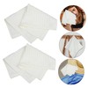 Beavorty 4pcs Microfiber Waffle Bath Towels Face Cloths Cotton Towels