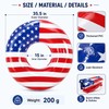 American Flag Inflatable Swim Ring for Pool Fun – 3-Pack