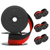 4Pack Sharp EL-1197PIII Calculator Ribbon，Canon MP11DX Calculator Ink Ribbon Red/Black，,