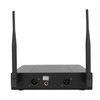 Rockville RWM72U Dual UHF Wireless Handheld Microphone System, Digital Display,