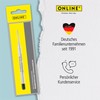 ONLINE Schreibgeräte ballpen refill international king-size black, G2 format line