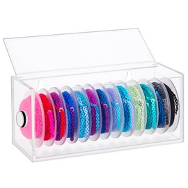 CroBlissful Acrylic Orthodontic Power Chain Organizer, Dental Chain Storage