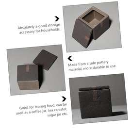 NOLITOY Tea Jars Portable Tea Canister Airtight Seal for Storing Preserving Tea Sugar Spices