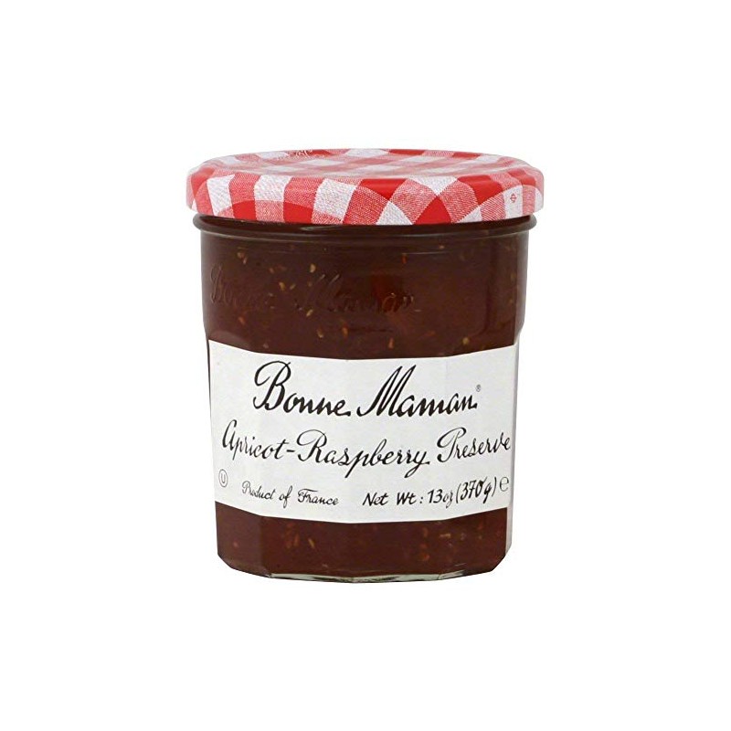 Bonne Maman, Preserves Apricot Raspberry, 13 Ounce