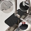 Sink Faucet Mat Silicone Drainage Design Easy Cleaning Faucet Water