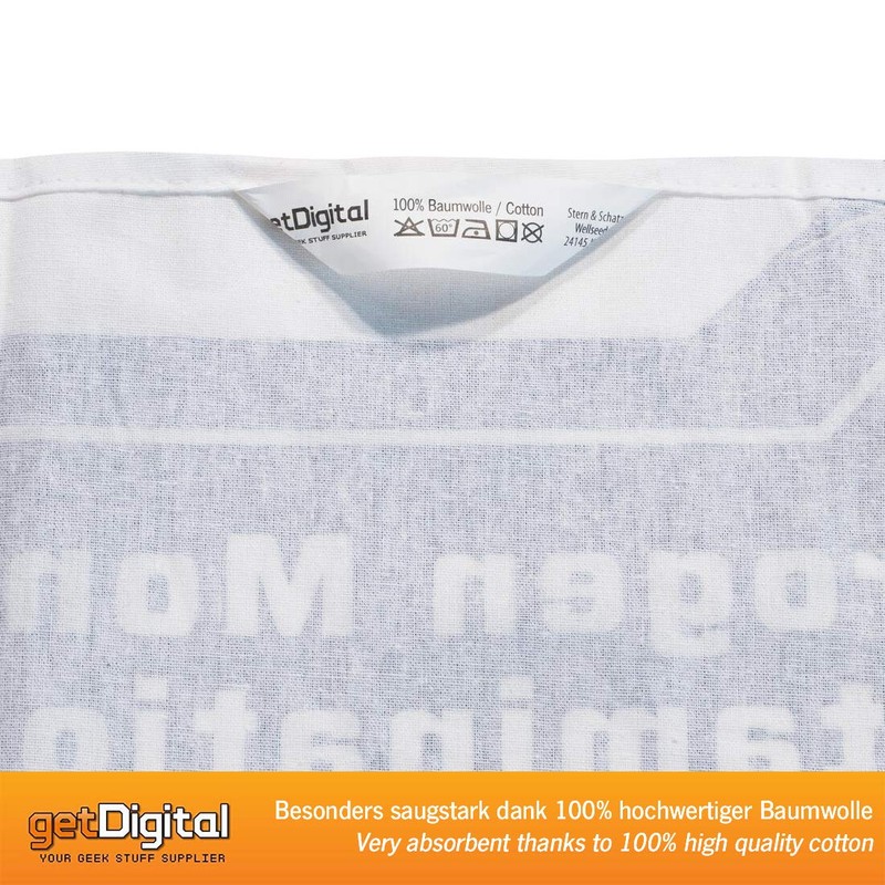 getDigital Tea Towel Dihydrogen Monoxide – Absorbent Kitchen Towel with