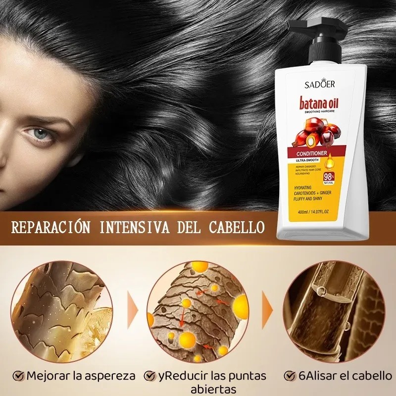 Aceite De Batana Acondicionador Cuidado De Cabello 400ml