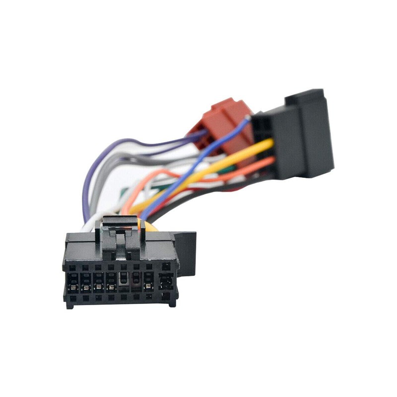 MASO ISO Wiring Harness 16 Pin Stereo Radio Adapter Plug