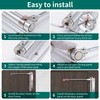 MARIE Automatic Door Closer, Stainless Steel, Adjustable Spring Door Closer