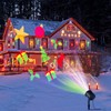 Tangkula Christmas Projector Light, Rotating LED Projection Lamp with 60°