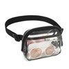 Clear Fanny Pack Stadium Approved, See Through Waist Bag for