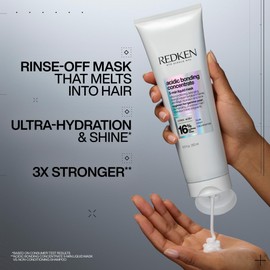 REDKEN Bonding Hair Mask for Dry, Damaged Hair Repair | Acidic Bonding Concentrate | Hydrating 5 Minute Hair Mask | For All Hair Types