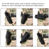 Torch Holder, Black Flashlight Holster, for Outdoor Hiking Daily Maintenance