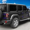 Jimen Fit for Jeep Wrangler JLU 4 Door 2018-2024, 20PCS
