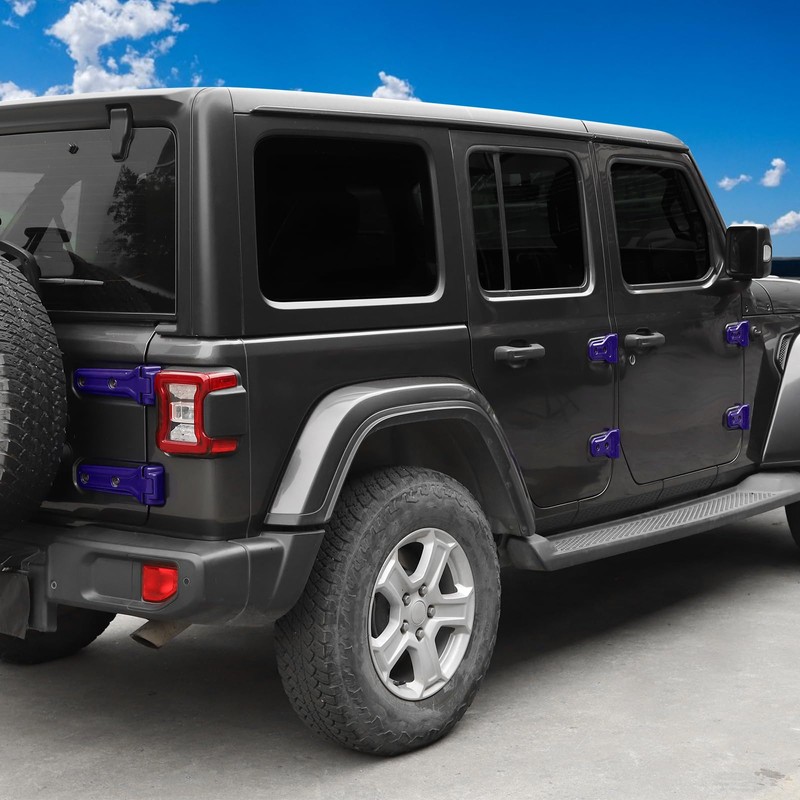 Jimen Fit for Jeep Wrangler JLU 4 Door 2018-2024, 20PCS