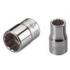 TOP Socket for Socket Wrench, 0.5 inches (12.7 mm), S-410,