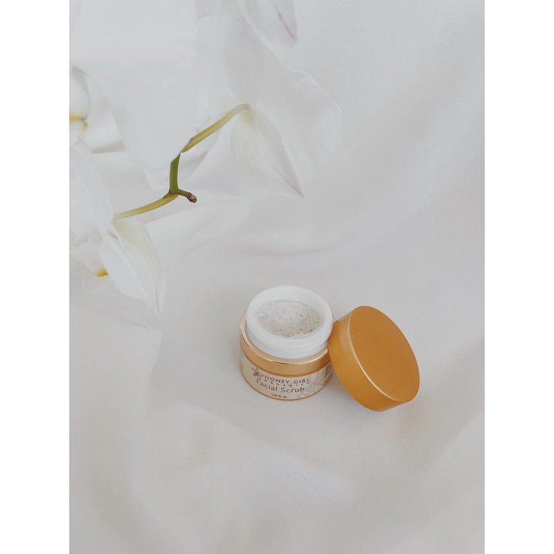 Honey Girl Organics Facial Scrub, Moisturizing & Exfoliating, Fights Acne,