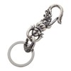 Artemis Classic ACK0054 Hook Carabiner Key Ring, Silver Accessories, Men's,