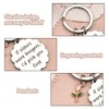 Sister Birthday Gifts Funny Keychain for Girls Soul Sister Besties