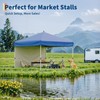 10x10 Instant Pop-Up Canopy with 1 Sidewall – Easy 1-Button