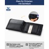Lederhand iSlim XL - Carbon Leather Wallet with Money Clip
