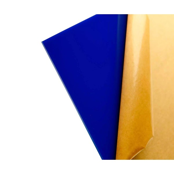 AZM 1/8" (3mm) Navy Blue Acrylic Plexiglass Sheet 12" x
