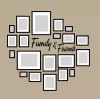 WrenGifts Family and Friends Horizontal Removable Vinyl Wall Decal -