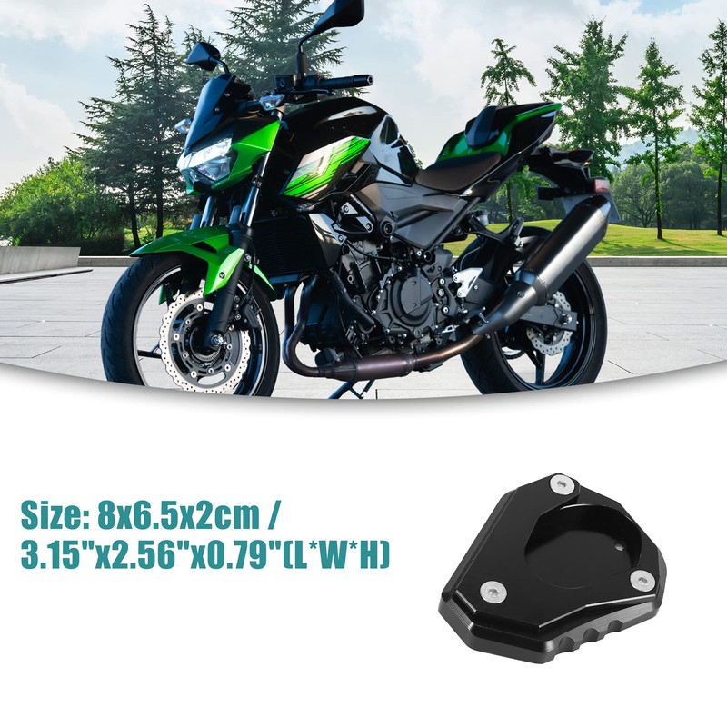 ACROPIX Motorcycle Kickstand Side Stand Extension Pad CNC Aluminum Alloy